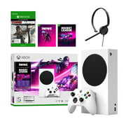 Rent to own Microsoft Xbox Series S Fortnite and Rocket League Midnight Drive Pack Bundle with Tomb Raider Definitive Edition Full Game and Mytrix Chat Headset