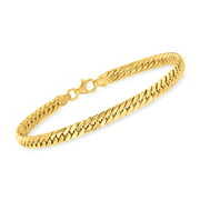 Rent to own Ross-Simons Italian 14kt Yellow Gold Cuban-Link Bracelet