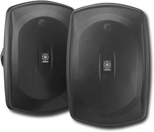 Rent to own Yamaha - Natural Sound 5" 2-Way All-Weather Outdoor Speakers (Pair) - Black