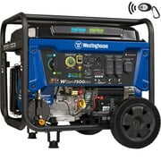Rent to own Westinghouse 9500 Peak Watt Home Backup Dual Fuel Portable Generator, Transfer Switch Ready, CO Sensor