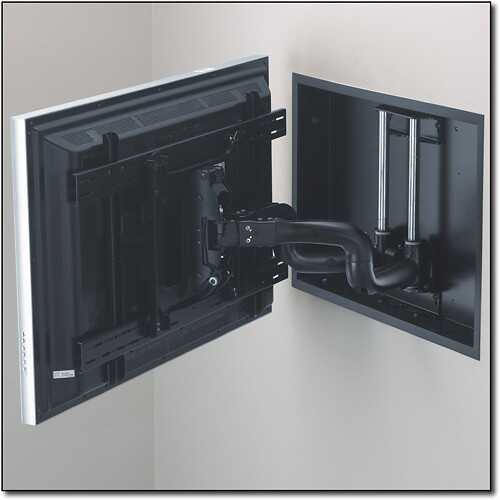 Rent to own Chief - In-Wall Mount Dual Arm for Most Flat-Panel TVs Up To 71" - Extends 22" - Black