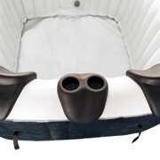 Rent to own ALEKO Removable 3-Piece Headrest and Drink Holder Set for Inflatable Hot Tub Spa - Black