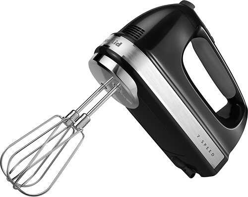 Rent to own KitchenAid - KHM7210OB 7-Speed Hand Mixer - Onyx Black