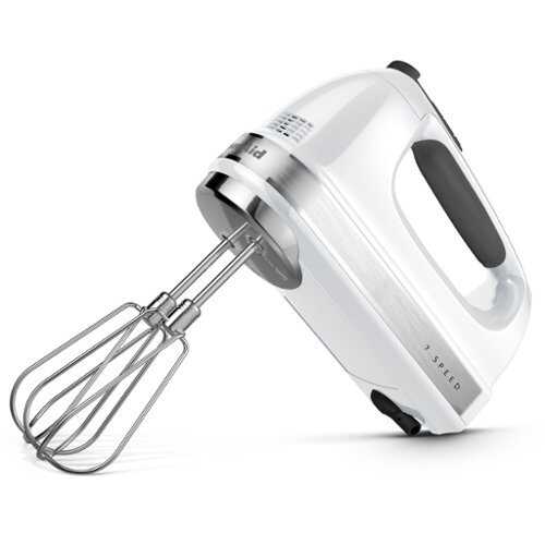 Rent to own KitchenAid - KHM7210WH 7-Speed Hand Mixer - White