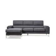 Rent to own US Pride Furniture Modern Fabric Upholstered 2-Pc Configurable Left or Right Facing Sectional Sofa