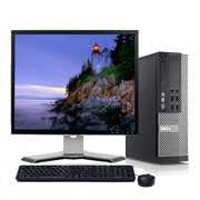 Rent to own Refurbished Dell Optiplex Windows 10 Pro SFF Desktop Computer with an Intel Quad Core i5 CPU 4GB RAM 250GB HD DVD-RW Wifi and a 19" LCD -Refurbished Computer with 1 Year Warranty!