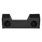 Rent to own Dual 10" Bedlined Subwoofer Sub Box Enclosure for 2019-2021 Dodge Ram Crew Cab