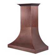 Rent to own ZLINE 48" Designer Series Hand-Hammered Copper Finish Wall Range Hood (8632H-48)