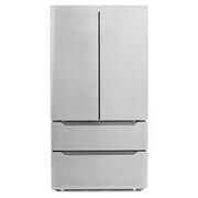 Rent to own 22.5 cu. ft. 4-Door French Door Refrigerator with Recessed Handle in Stainless Steel, Counter Depth