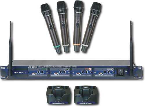 Rent to own VocoPro - 4-Channel UHF Wireless Microphone System