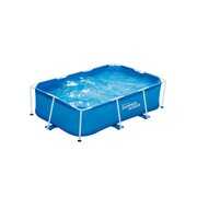 Rent to own Summer Waves 8.5 x 5.25 Foot 26 Inch Deep Rectangular Small Metal Frame Pool