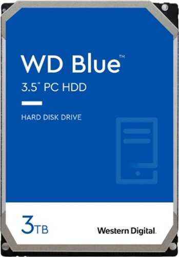 Rent to own WD Blue 3TB Internal SATA Hard Drive for Desktops