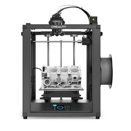 Rent to own Creality3D CREALITY 3D Ender 5 S1 3D Printer, FDM 3D Printer/Auto Leveling-250mm/s Fast Print Speed/with Sprite Dual Gear Direct Extruder and CR Touch/with 4.3'' Color Touchscreen, 220x220x280mm