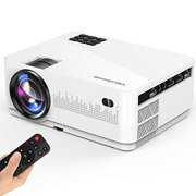 Rent to own MEGAWISE Mini Projector, 5000Lux Movie Projector, 1080P and 200" Screen Supported L21 Video Projector, with 2xHDMI/2xUSB Ports, Compatible with TV Stick, Video Games, Smart Phone, HDMI,USB,VGA,AU