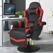 Rent to own LVUYOYO Massage Gaming Chair Reclining Video Game Chair Ergonomic Office Chair Height Adjustable Gamer Chair with Headrest and Lumbar Support PU Leather High Back Swivel Computer Chair
