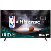 Rent to own Hisense 75" Class 4K UHD LED LCD Roku Smart TV HDR R6 Series 75R6E4