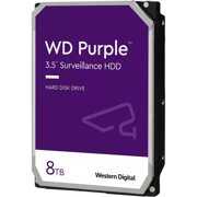 Rent to own Western Digital Purple WD84PURZ 8 TB Hard Drive, 3.5" Internal, SATA (SATA/600), Conventional Magnetic Recording (CMR) Method