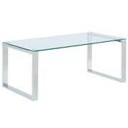 Rent to own Contemporary Glass/Chrome Coffee Table