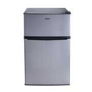 Rent to own Galanz 3.1 Cu ft Two Door Mini Fridge with Freezer Estar GL31S5E, Stainless