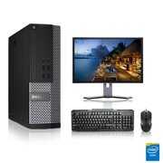 Rent to own Refurbished - Dell Optiplex Desktop Computer 3.1 GHz Core i3 Tower PC, 4GB, 500GB HDD, Windows 10 Home x64, 20" Monitor , USB Mouse & Keyboard