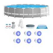 Rent to own Intex Prism Frame Above Ground Pool Set w/ Type A Replacement Filters (6 Pack)