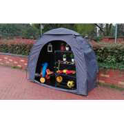 Rent to own Heavy Duty Storage Tent Bike Tent Bicycle Tent Space Saving Garden Lawn Patio Backyard Outdoor Pool Tools Storage Shed, Gray