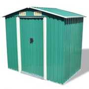 Rent to own Garden Storage Shed Green Metal 80.3"x52"x73.2" Sheds