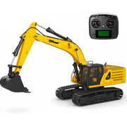 Rent to own Top Race RC Excavator for Adults - Hobby Grade Remote Control Hydraulic Construction Vehicle - Ready to Run 1:14 Scale TR-311 with Battery and Hydraulic Oil Included