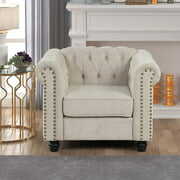 Rent to own Morden Fort Modern Accent Chair Upholstered Tufted Button