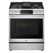 Rent to own LG Studio LSGS6338F 6.3 Cu. Ft. Stainless Slide-In Gas True Convection Range