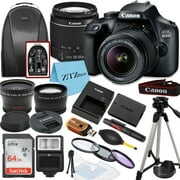 Rent to own Canon EOS Rebel T100 / 4000D DSLR Camera with 18-55mm Lens, SanDisk 64GB Memory, Tripod, Backpack and ZeeTech Bundle