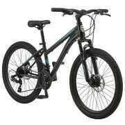 Rent to own Schwinn Sidewinder Mountain Bike, 24-inch Wheels, 21 Speeds, Black / Teal