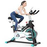Rent to own Pooboo Indoor Cycling Exercise Bikes Stationary Fitness Cycle Upright Cycling Belt Drive for Home Cardio Workout 330lb