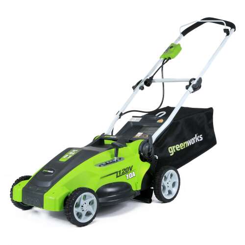 Greenworks 10 Amp 16-inch Corded Mower, 25142 Corded 10 Amp