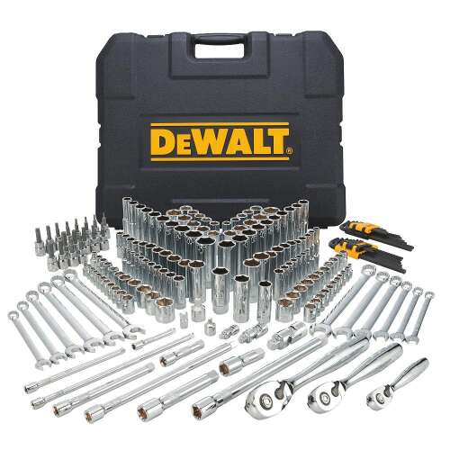 DEWALT Mechanics Tools Kit and Socket Set, 204-Piece, MM (DWMT72165) 204 PC Tools Kit and Socket Set