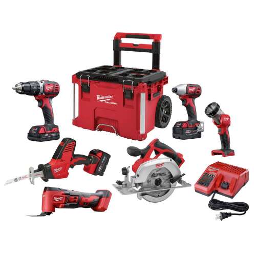 Rent to own Milwaukee 269726PO M18 6Tool PACKOUT Combo Kit