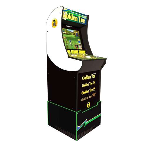 Golden Tee 1Up Classic Arcade with Riser, 5ft