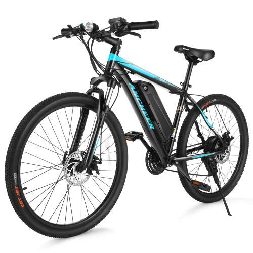 ANCHEER Electric Mountain Bike 26'' - Blue Sunshine