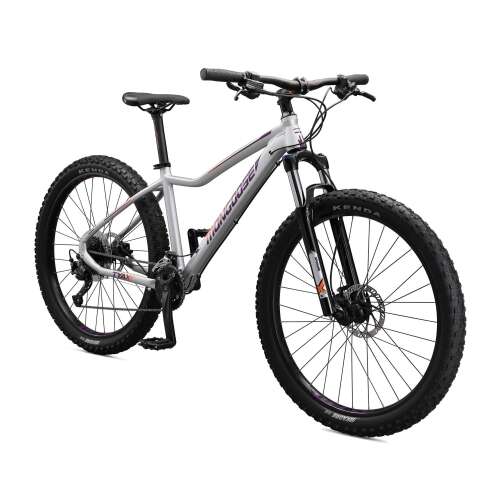 Mongoose Tyax Comp, Sport, and Expert Adult Mountain Bike, 27.5-29-Inch Wheels, Tectonic T2 Aluminum Frame, Rigid Hardtail, Hydraulic Disc Brakes, Multiple Colors Sport Small Frame White