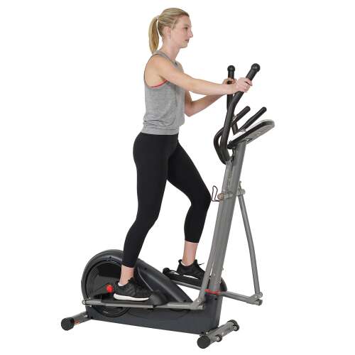 Rent to own Sunny Health & Fitness Pre-Programmed Elliptical Trainer - SF-E320002, black