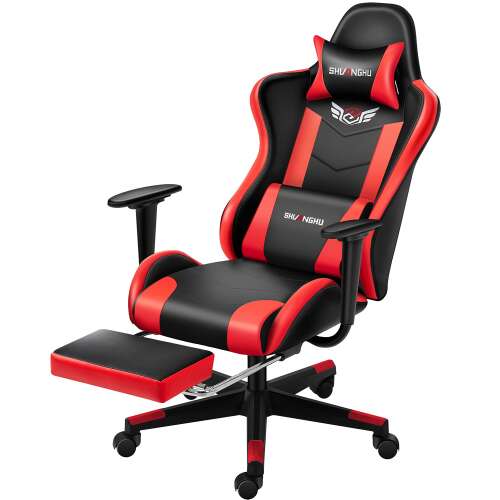 Shuanghu Gaming Chair Office Chair Ergonomic Computer Chair with Reclining Chair with Headrest and Lumbar Support Video Game Chair for Adults Teens Desk Chair