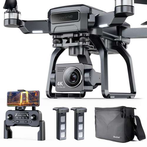 Rent to own Bwine F7 Drones with Camera for Adults 4K, 3-Axis Gimbal, 2 Batteries 50 Mins Flight Time, Night Shooting, Brushless Motor, Level 6 Wind Resistance, 3km 5GHz FPV Transmission, GPS Auto Return Home