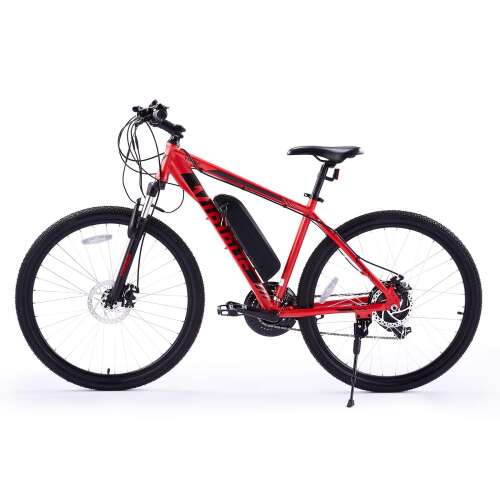 Rent to own Viribus 27.5" Electric Mountain Bike with 350W High-Speed Brushless Motor | 21 Speed All-Terrain Bicycle with Dual Disc Brakes & Removable 10Ah Battery Red