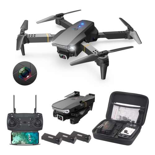 T27 RC Drone Quadcopter, HD Camera RC Foldable Drone, 3D Flip, Altitude Hold, Mode, One Key Take off/Landing,3 Batteries | RTBShopper