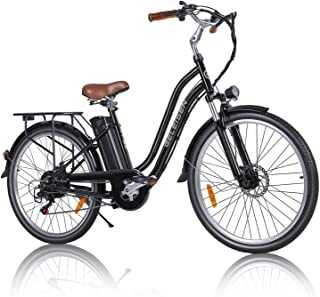 Rent to own GELEISEN Electric Bike for Adults 500W Electric City Cruiser 28Mph Step-Thru Electric Bicycle, 48V 10Ah/13Ah Removable Battery, 26" Electric Commuter Bike for Adults, Professional Shimano 7-Speed