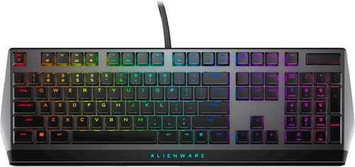 Alienware - AW510K Wired Mechanical CHERRY MX Low Profile Red Switch Gaming Keyboard with RGB Back Lighting - Dark Side of the Moon