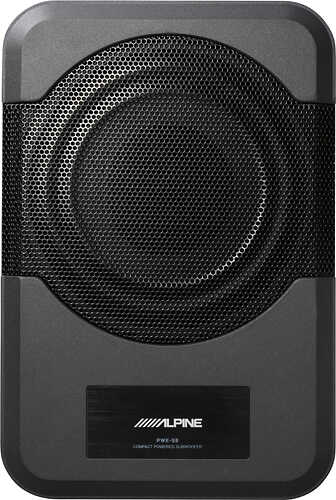 Rent to own Alpine - 8" Powered Subwoofer System - Black