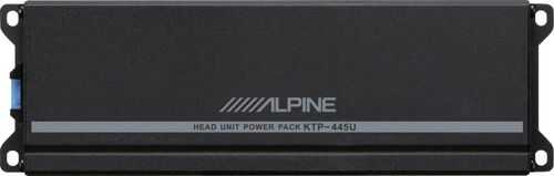 Alpine - Power Pack 180W Class D Bridgeable Multichannel Amplifier with High-Pass Filter - Black