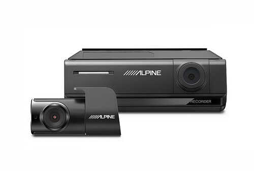 Rent to own Alpine - Premium 1080P Night Vision Dash Camera Bundle - Black