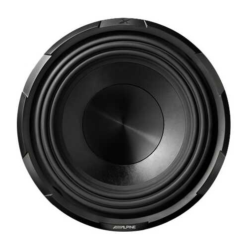 Rent to own Alpine - X-Series 10" Dual-Voice-Coil 4-Ohm Subwoofer - Black
